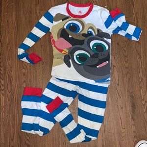 DisneyParks Puppy Dog Pals Boys Fitted PJ’s Sz 10
